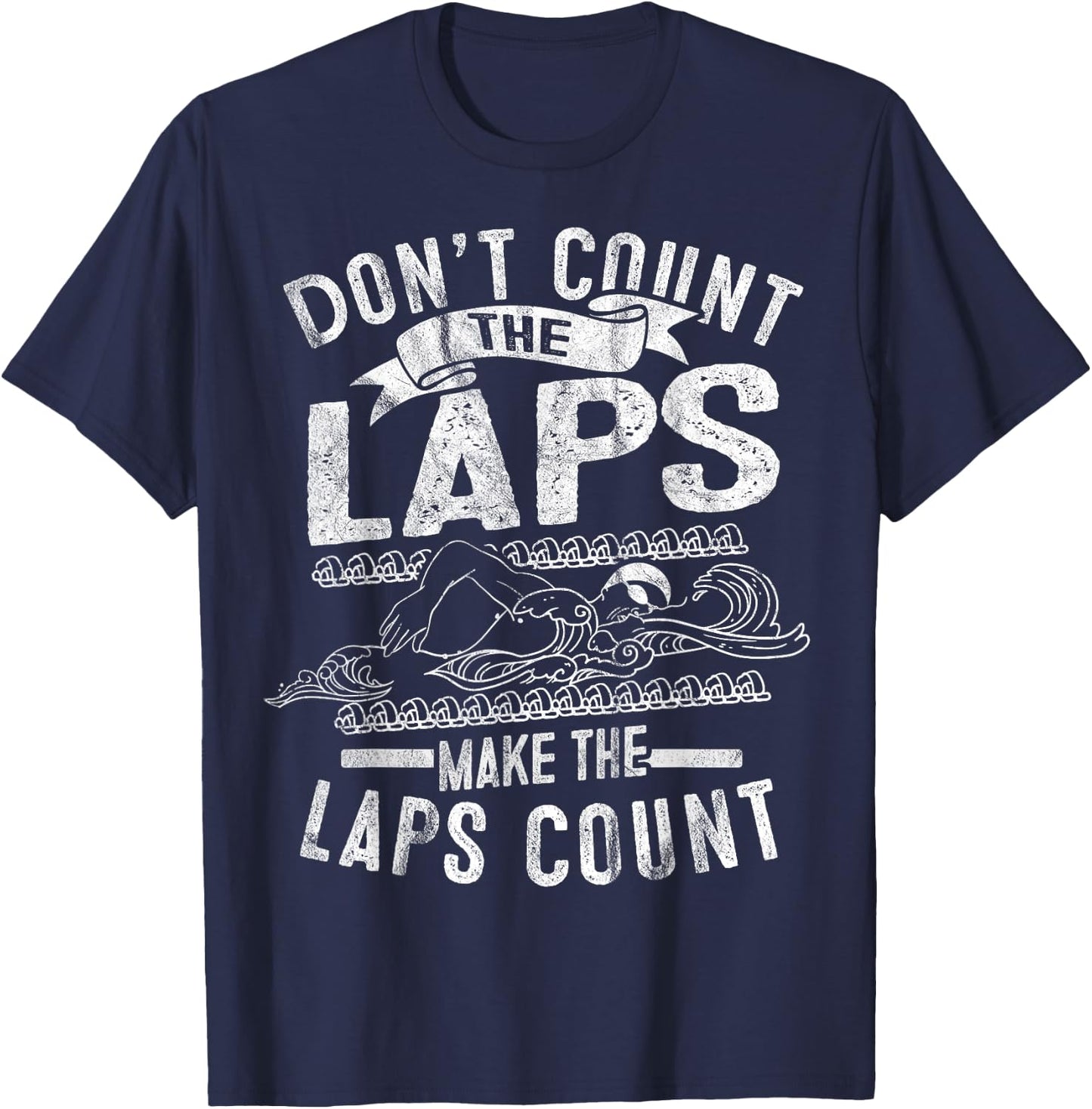 Swimmer Gifts for Swim Men Boys Swimming Girls Funny T-Shirt - T-Shirt | Navy