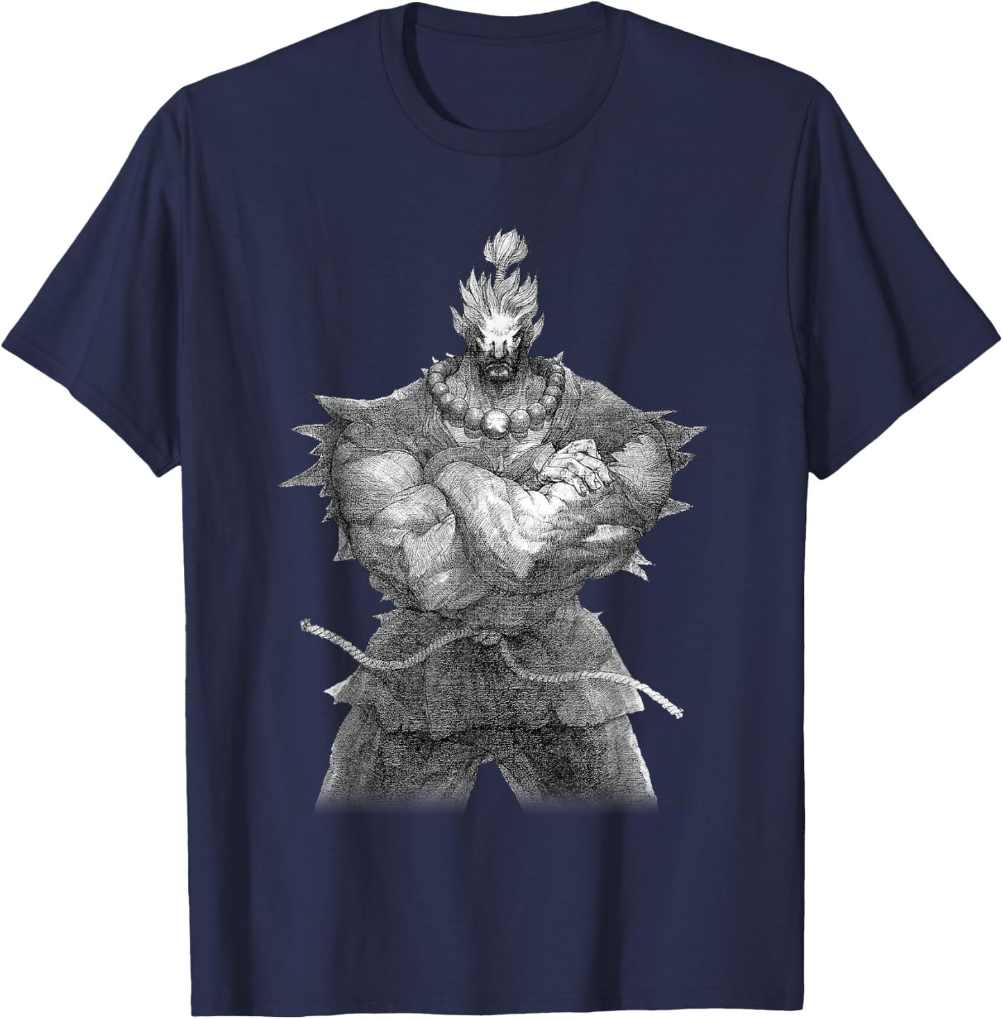 STREET FIGHTER Master of the fist : Akuma T-Shirt - T-Shirt | Navy