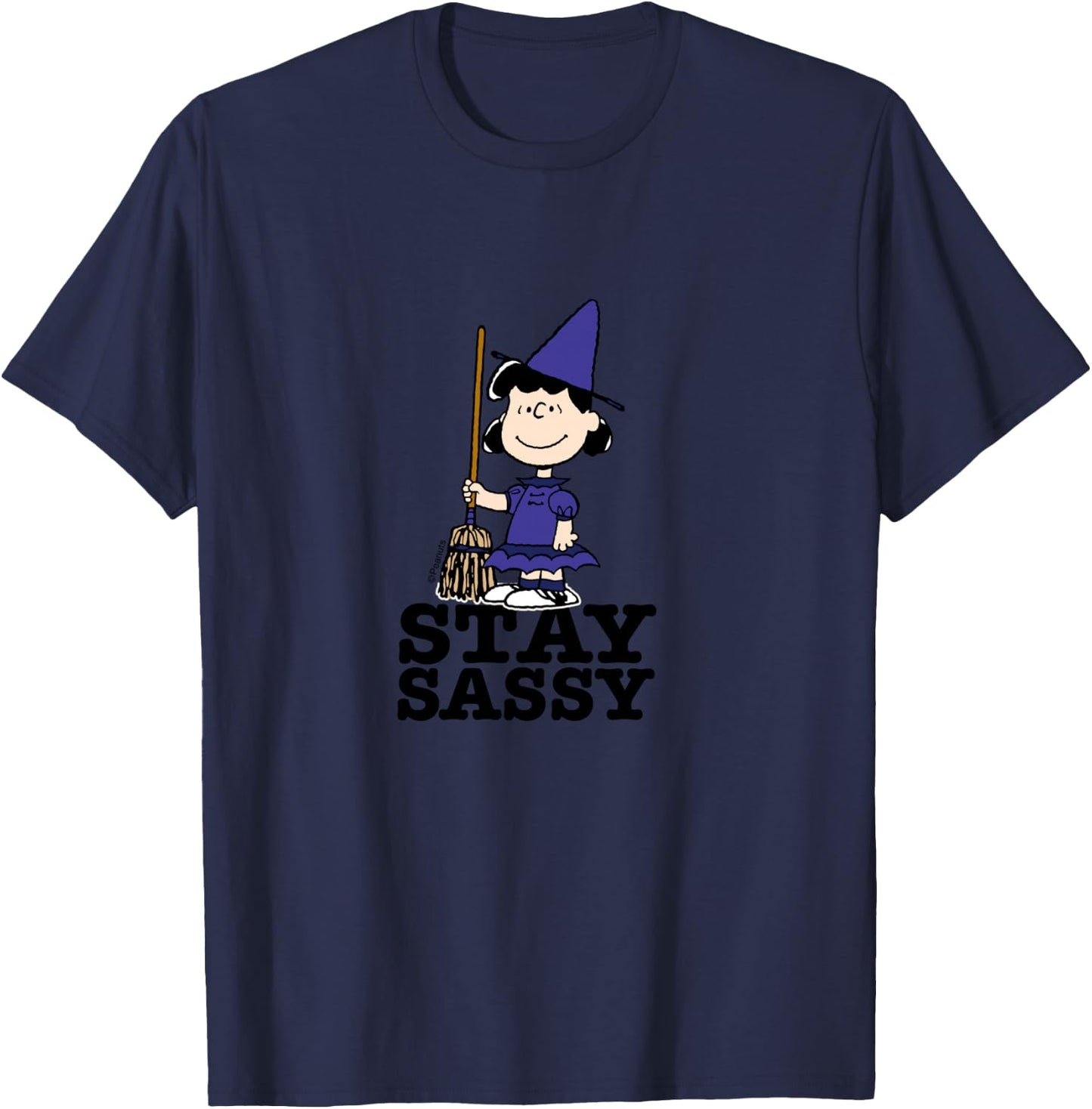 Peanuts - Halloween - Lucy Stay Sassy T-Shirt - T-Shirt | Navy
