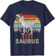 Titisaurus T Rex Titi Saurus Family Matching Dinosaur Women T-Shirt - T-Shirt | Navy