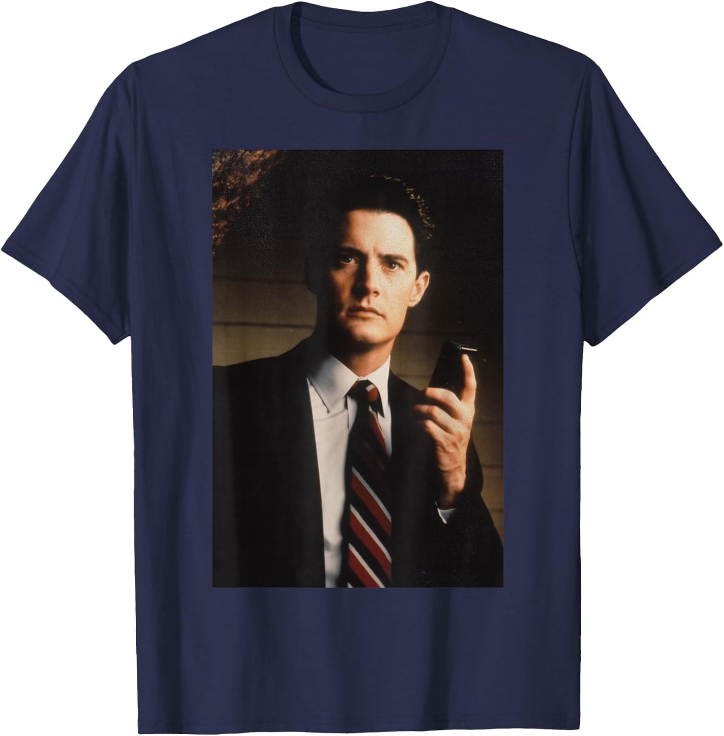 Twin Peaks Dale Cooper Portrait Graphic T-Shirt - T-Shirt | Navy