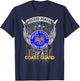 Vintage USA American Flag Proud Mama Of A US Coast Guard Men T-Shirt - T-Shirt | Navy