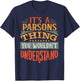Parsons Name T-Shirt - T-Shirt | Navy