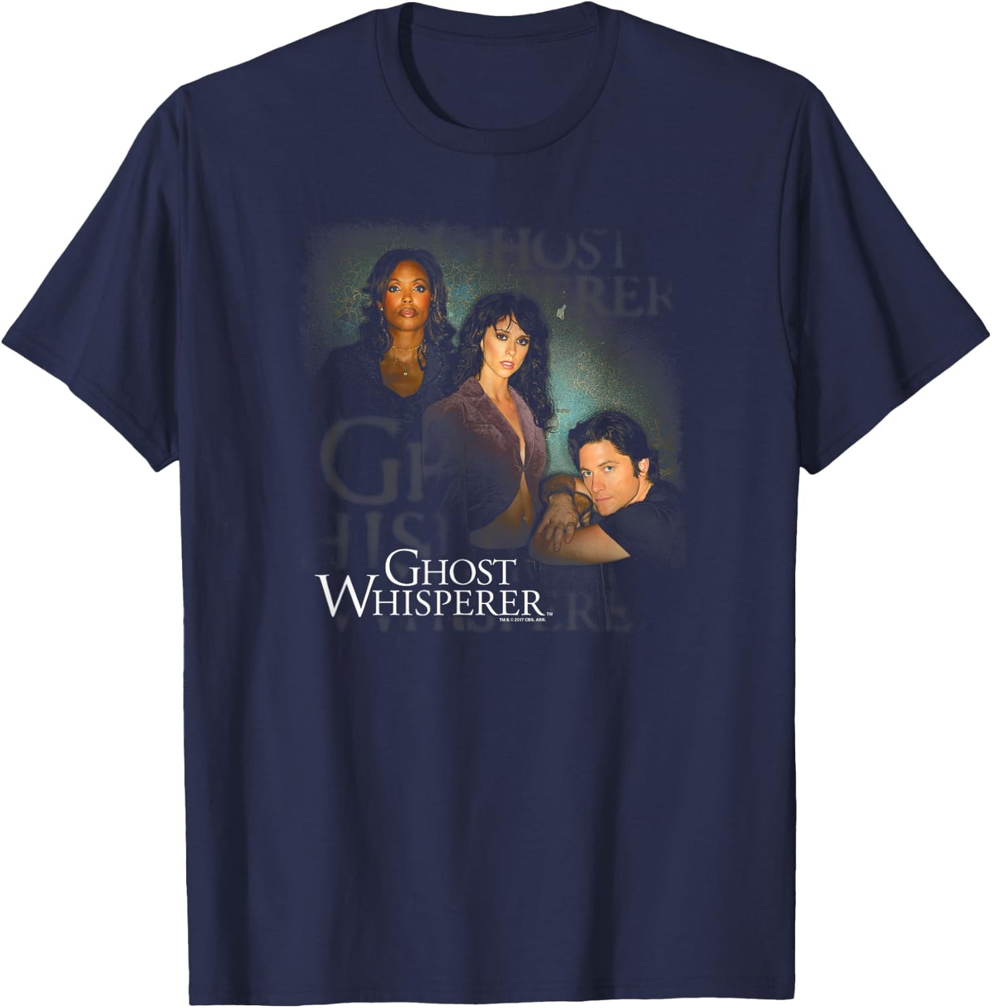 Ghost Whisperer Diagonal Cast T-Shirt - T-Shirt | Navy