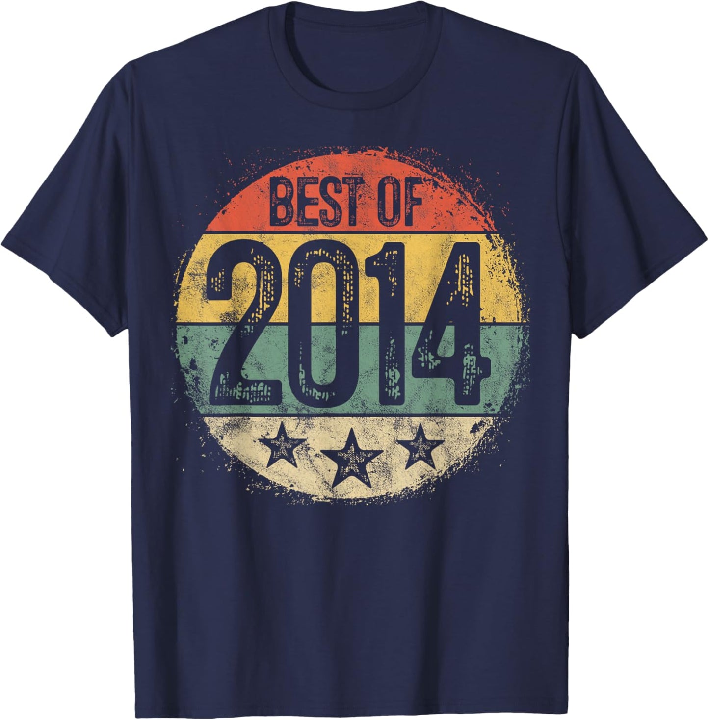 Best Of 2014 11th Birthday Gifts For Boy Girl 11 Year Old T-Shirt - T-Shirt | Navy
