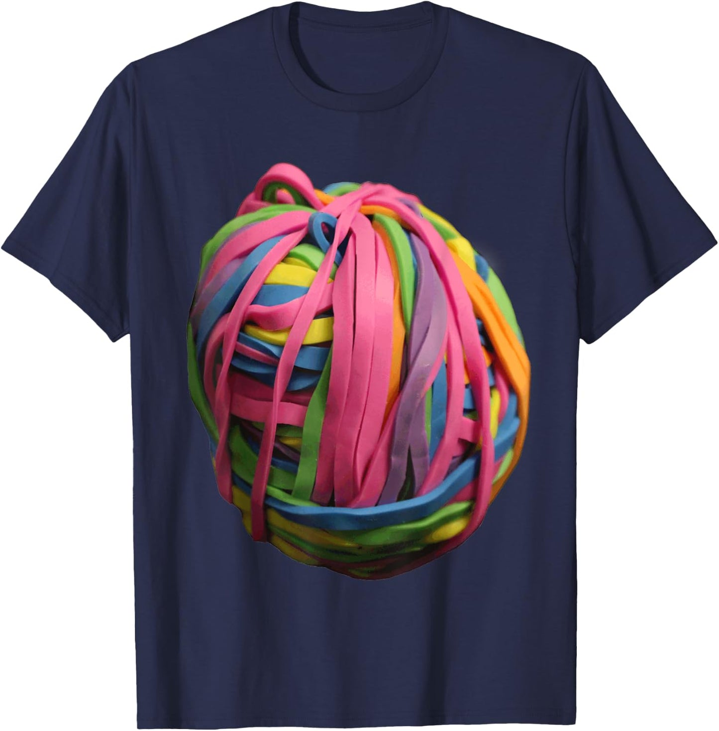 Rubberband Ball T-Shirt - T-Shirt | Navy