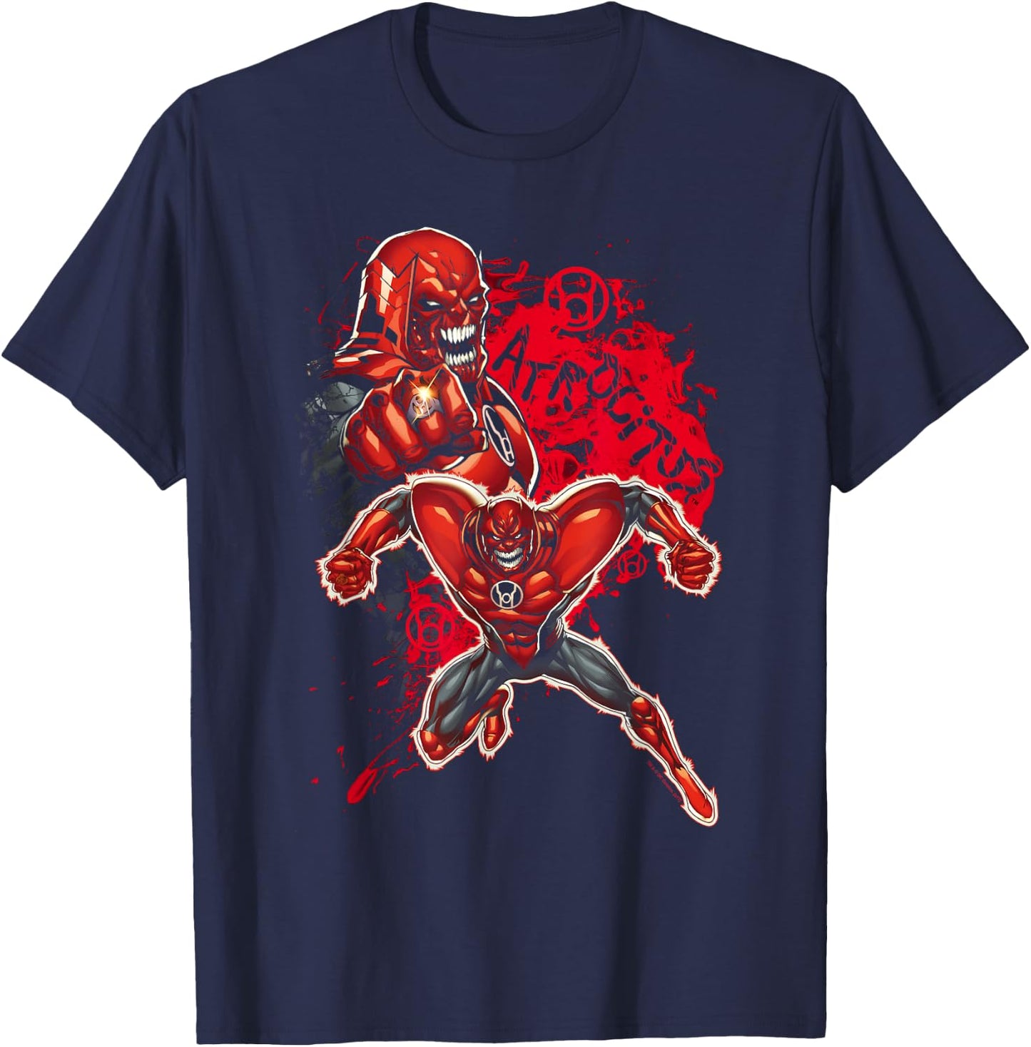 Green Lantern Atrocitus T-Shirt - T-Shirt | Navy