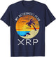 XRP Ripple Cryptocurrency My Retirement Plan Beach Vacation T-Shirt - T-Shirt | Navy