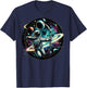 Cool Galaxy Archer Astronaut on Archery T-Shirt - T-Shirt | Navy