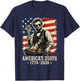 Abraham Lincoln Grilling 250 Years 250th Anniversary Abe BBQ T-Shirt - T-Shirt | Navy