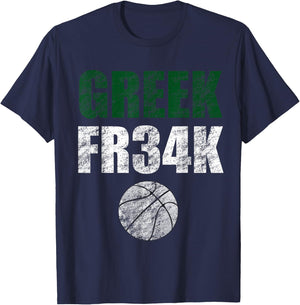 Greek FR34K Milwaukee Wisconsin Basketball Championship T-Shirt - T-Shirt | Navy