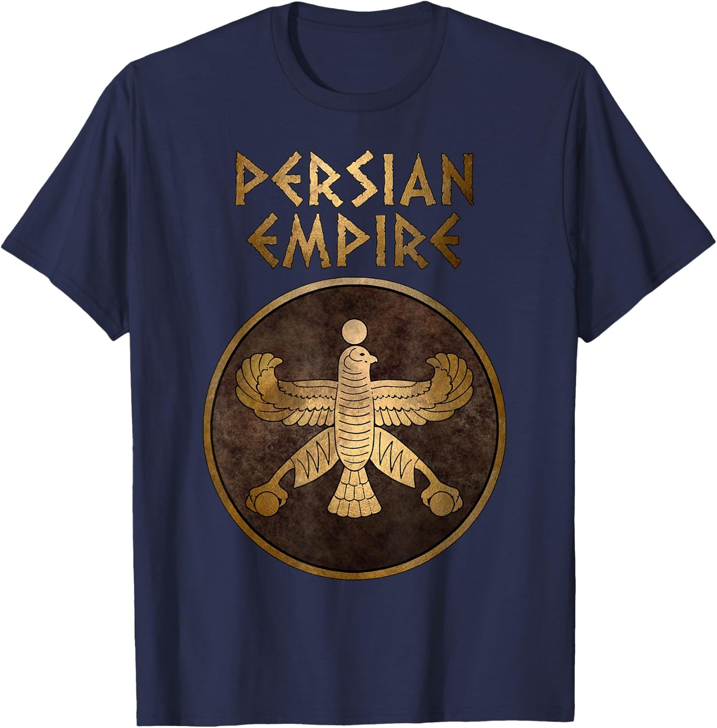 Persian Empire Ancient Achaemenid Empire Symbol T-Shirt - T-Shirt | Navy