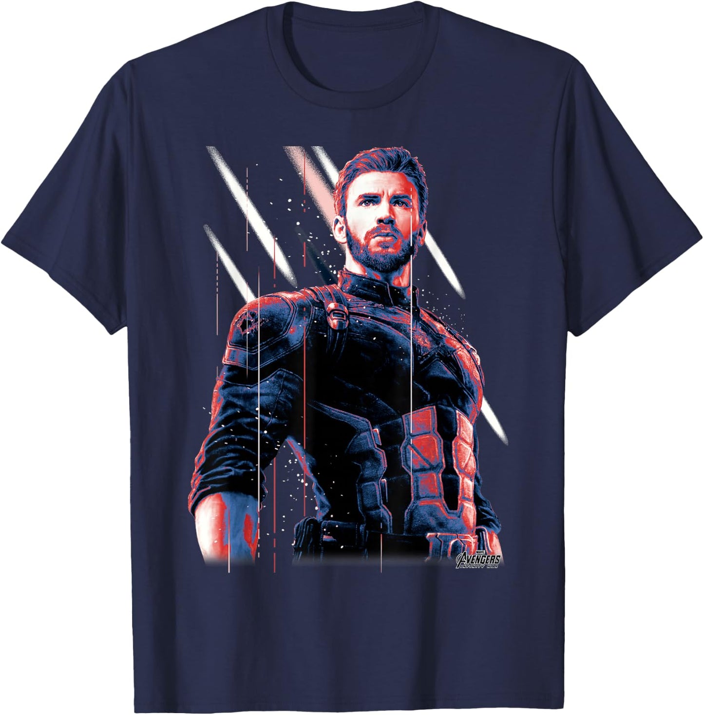 Marvel Infinity War Captain America Pose Graphic T-Shirt - T-Shirt | Navy