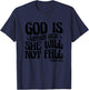 God Is Within Her She Will Not Fall Psalm 46:5 T-Shirt - T-Shirt | Navy