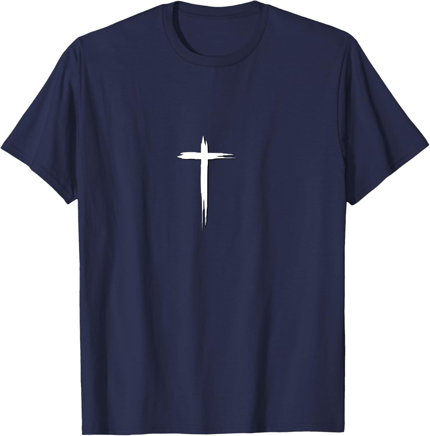 Cross Faith Jesus Christ Cross Graphic T-Shirt - T-Shirt | Navy