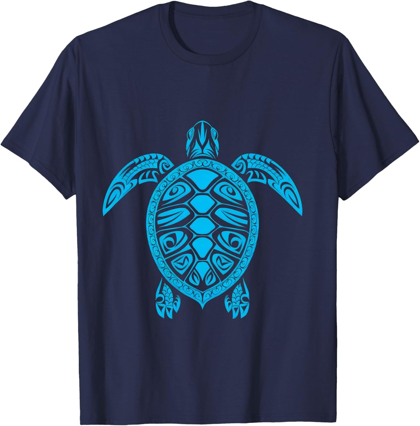 Sea Turtle Beach Lover Ocean Animal Graphic Novelty T-Shirt - T-Shirt | Navy