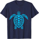 Sea Turtle Beach Lover Ocean Animal Graphic Novelty T-Shirt - T-Shirt | Navy