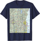 Aeronautical VFR Sectional Chart - Oshkosh T-Shirt - T-Shirt | Navy