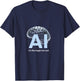 Artificial intelligence AI like magic but real, AI T-Shirt - T-Shirt | Navy