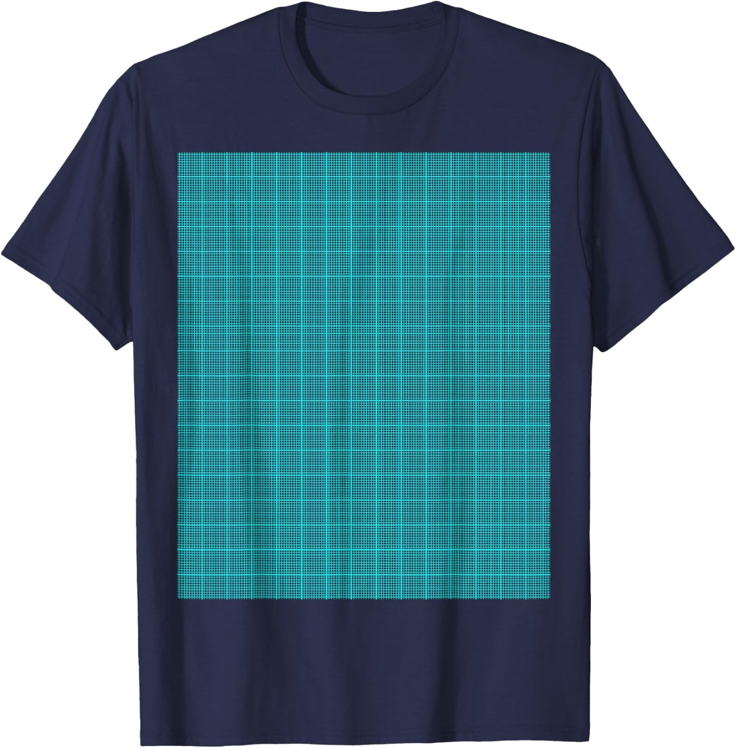 Graph Paper Grid Guides To Plot Graphs of Functions Data Fun T-Shirt - T-Shirt | Navy