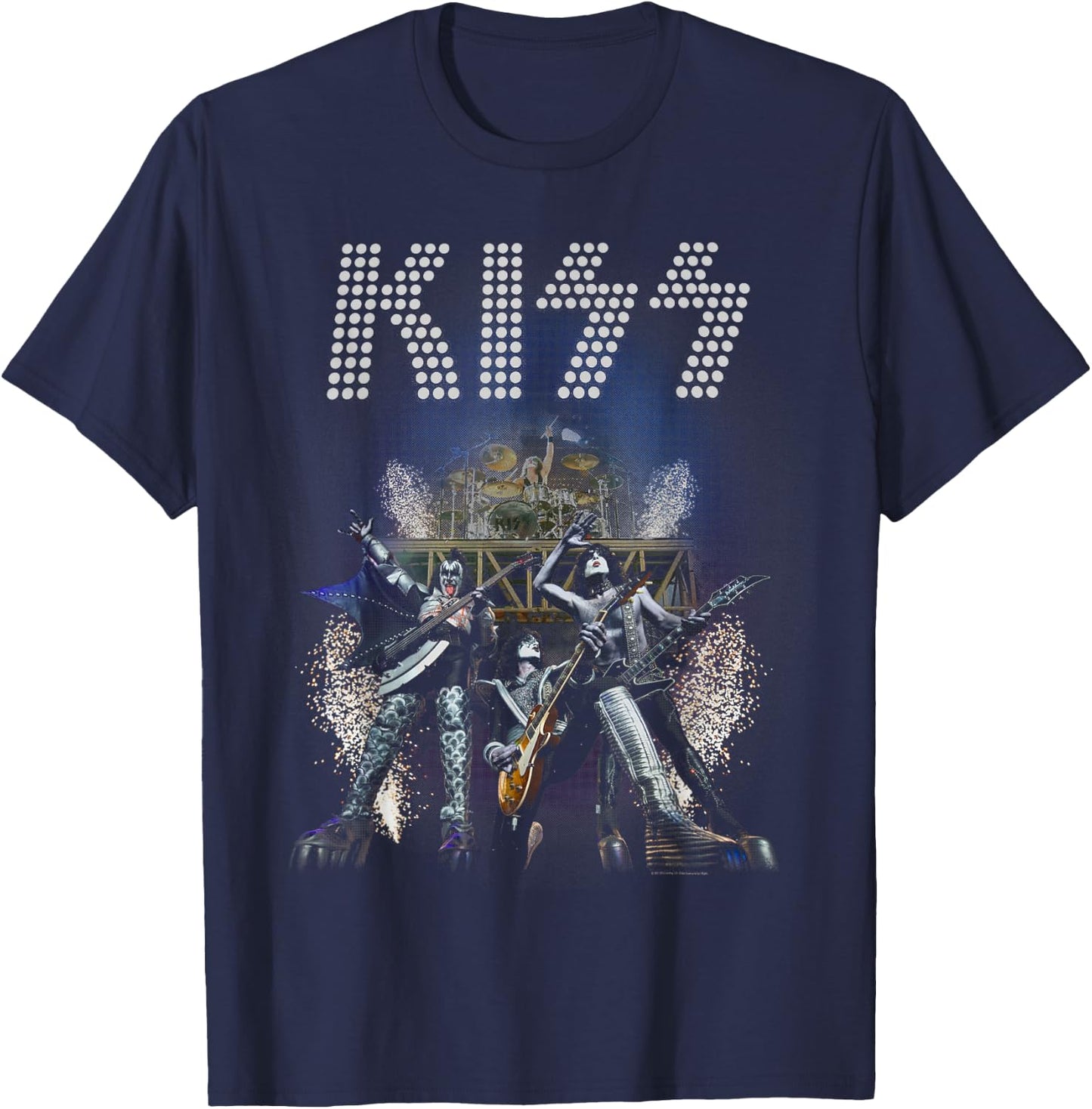 KISS - Electric Stage T-Shirt - T-Shirt | Navy