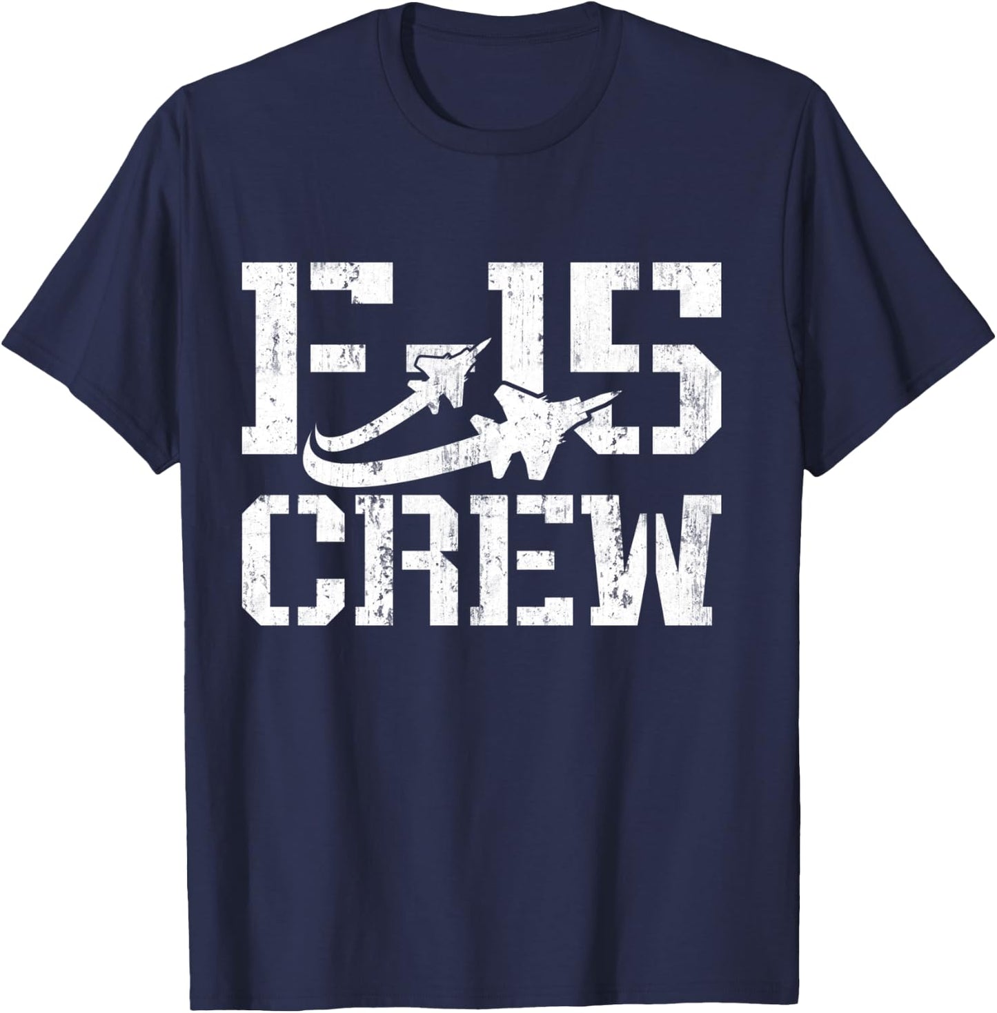 Eagle F-15 Jet Fighter Crew and Team Fighter Jet T-Shirt - T-Shirt | Navy