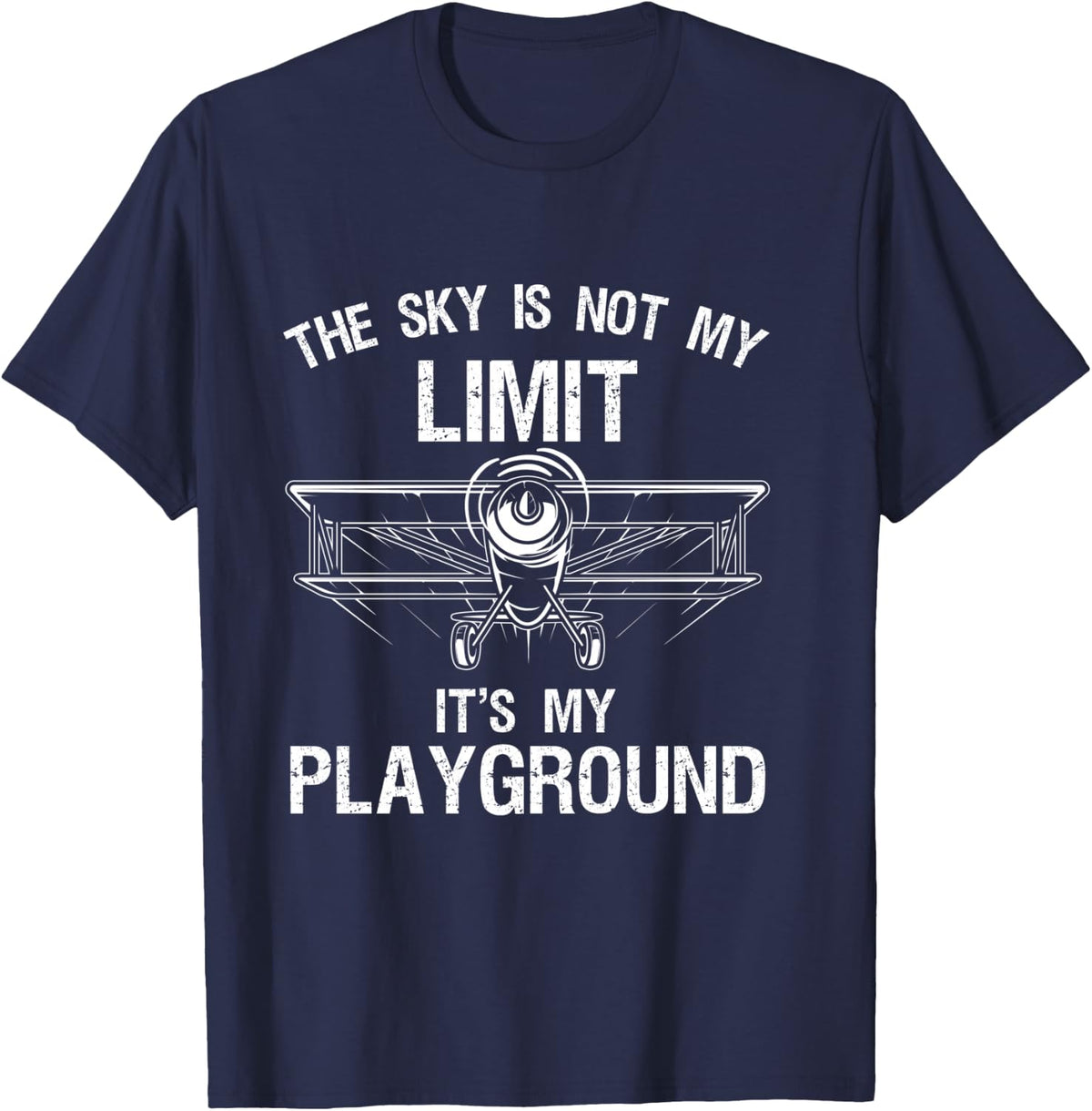 Funny Pilot Art Women Airplane Pilot Aviation T-Shirt - T-Shirt | Navy