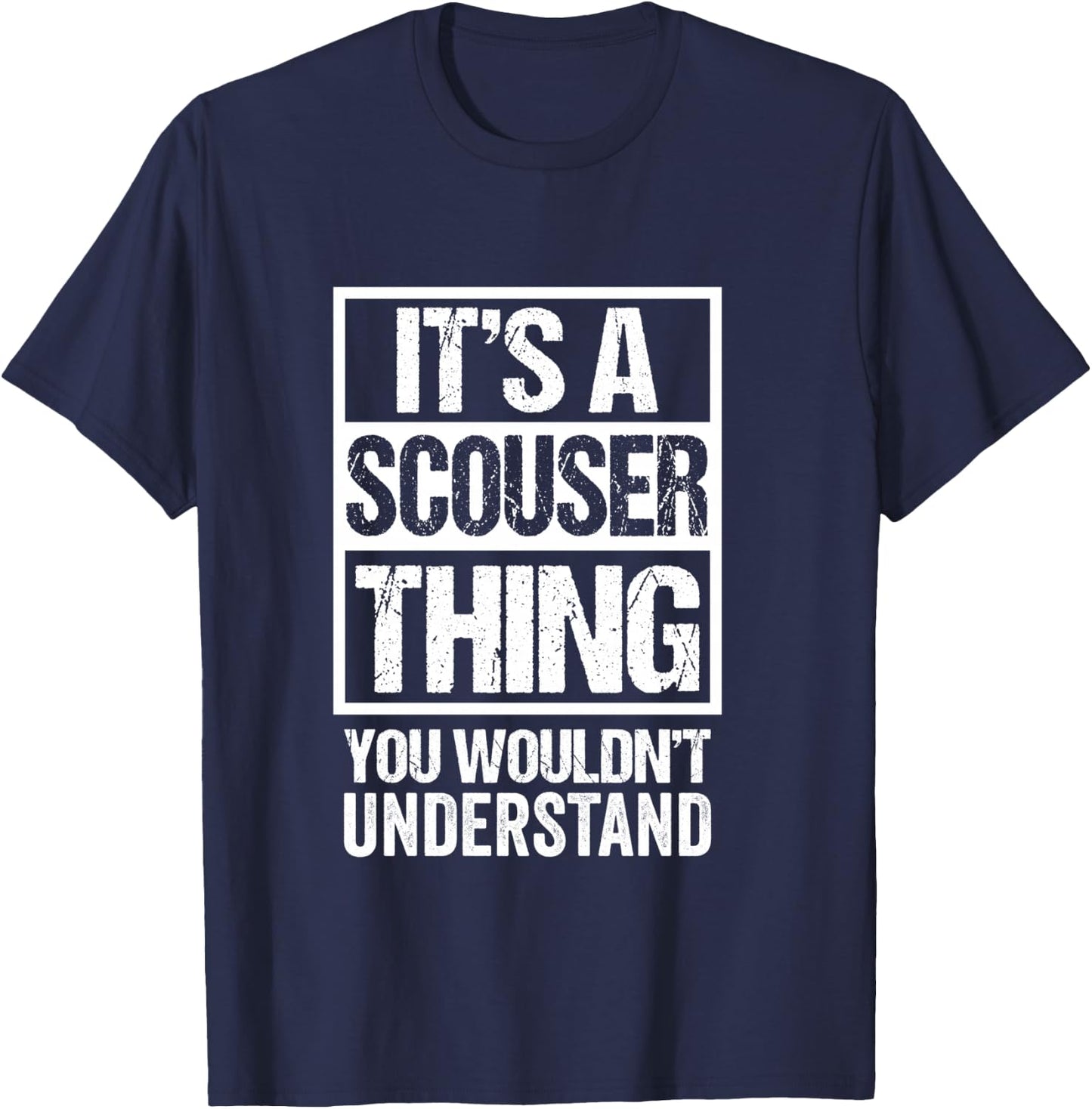 It's A Scouser Thing You Wouldn't Understand Liverpool T-Shirt - T-Shirt | Navy