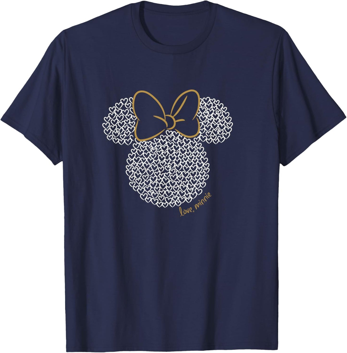 Disney Mickey and Friends Minnie Doodle Love Ears T-Shirt - T-Shirt | Navy