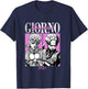 JoJo's Bizarre Adventure Giorno & Golden Wind Panels Anime T-Shirt - T-Shirt | Navy