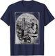 Notre Dame Paris Souvenir Paris France Gift Gargoyle Statue T-Shirt - T-Shirt | Navy