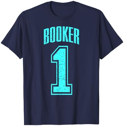 Booker Supporter Number 1 Greatest Fan T-Shirt - T-Shirt | Navy