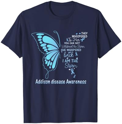 Addison Disease I am the Storm T-Shirt - T-Shirt | Navy