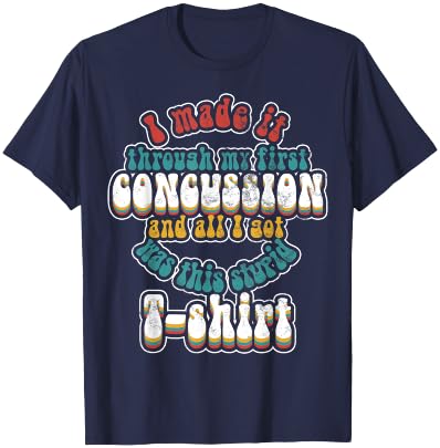 Funny Humor Concussion Patients Saying Physical Therapist T-Shirt - T-Shirt | Navy