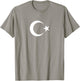 Turkey Flag Shirt, Turkish Flag, Türk Bayragi, Türkiye T-Shirt - T-Shirt | Sand