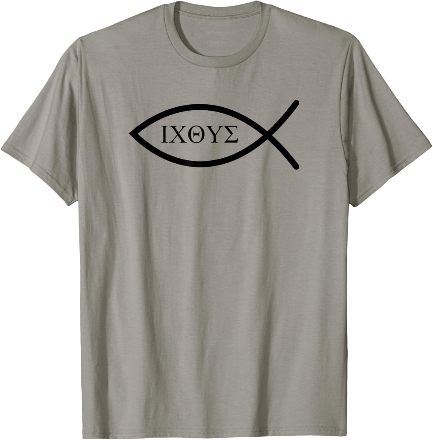 Ichthys - Symbols - Faith - Christian - Ichthys4m3 T-Shirt - T-Shirt | Sand