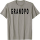 Grandpo For Grandpa Abuelo T-Shirt - T-Shirt | Sand