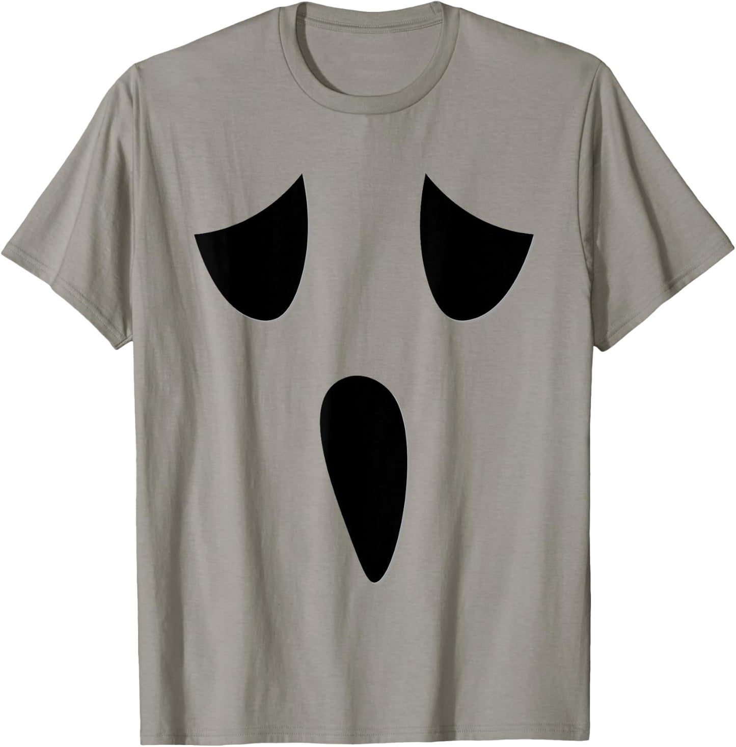 Ghost Face Costume Funny Kids Halloween Outfit Ghoul Face T-Shirt - T-Shirt | Sand