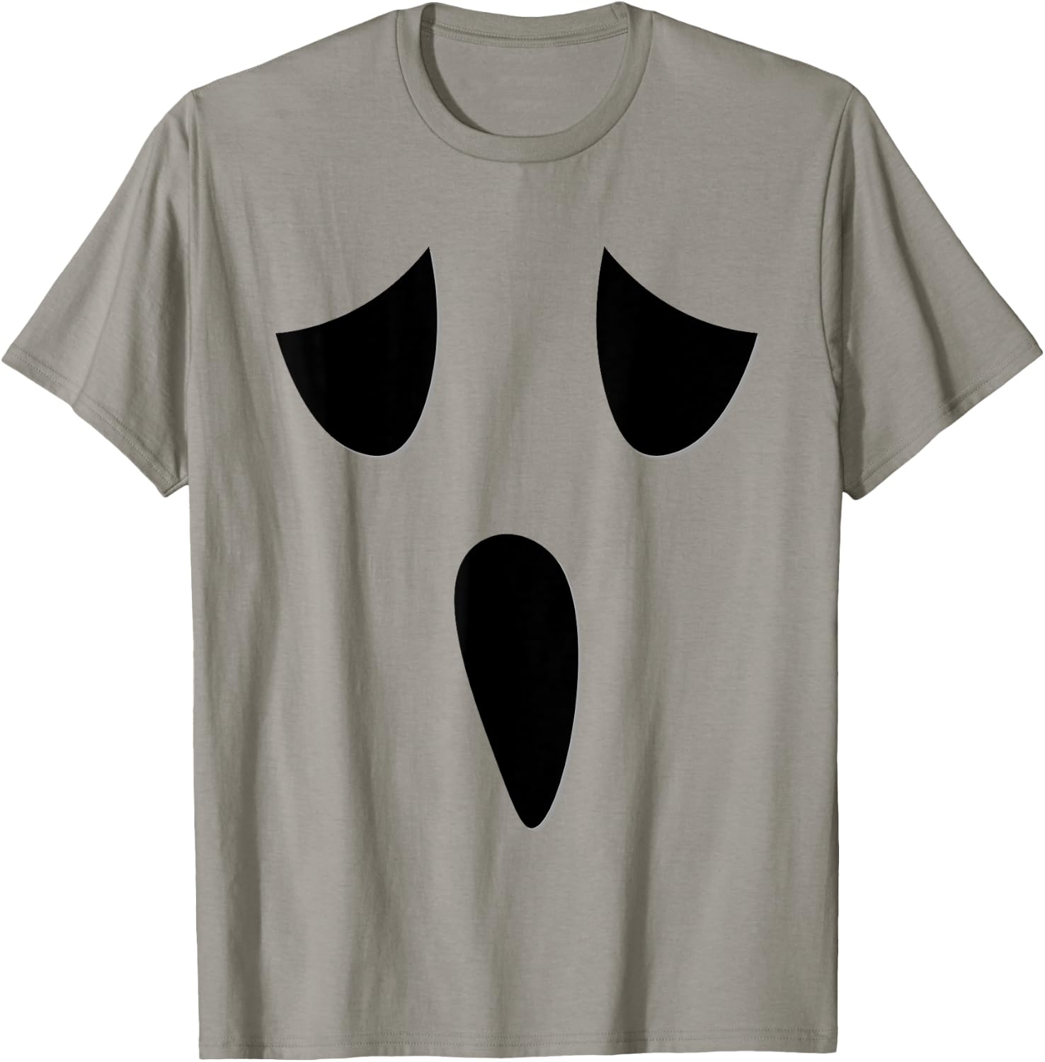 Ghost Face Costume Funny Kids Halloween Outfit Ghoul Face T-Shirt - T-Shirt | Sand