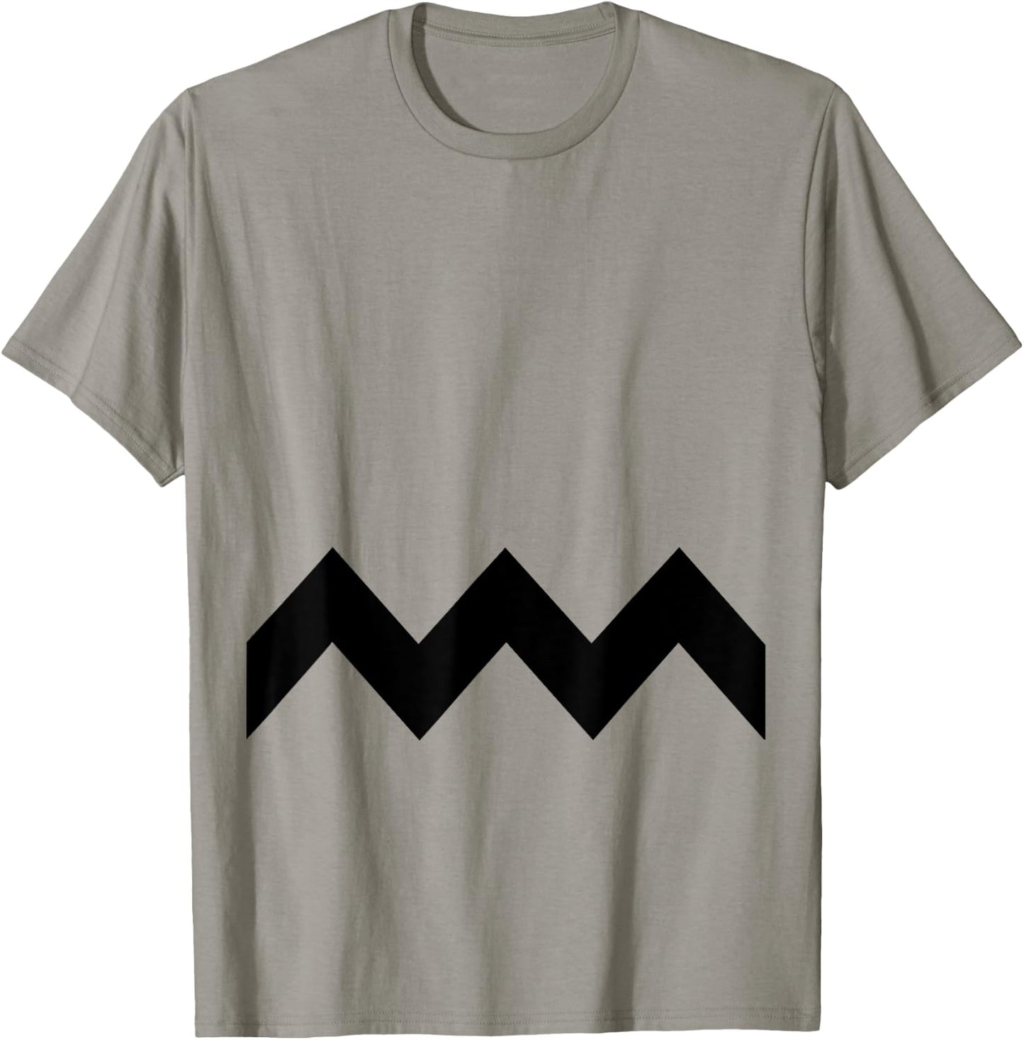 Funny Zig Zag Pattern T-Shirt - T-Shirt | Sand