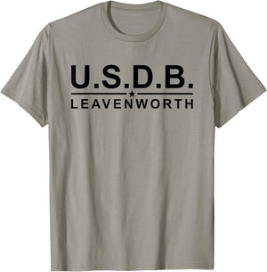 Usdb Fort Leavenworth Kansas T-Shirt - T-Shirt | Sand