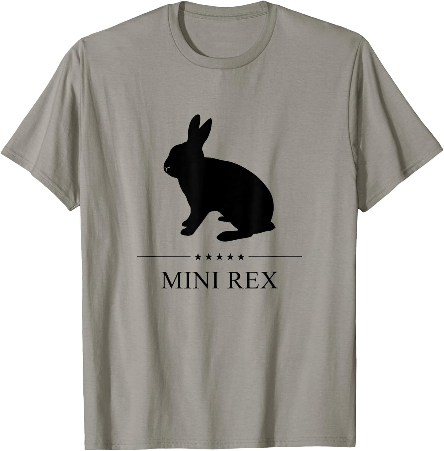 Mini Rex Rabbit Black Silhouette T-Shirt - T-Shirt | Sand