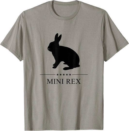 Mini Rex Rabbit Black Silhouette T-Shirt - T-Shirt | Sand