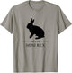 Mini Rex Rabbit Black Silhouette T-Shirt - T-Shirt | Sand