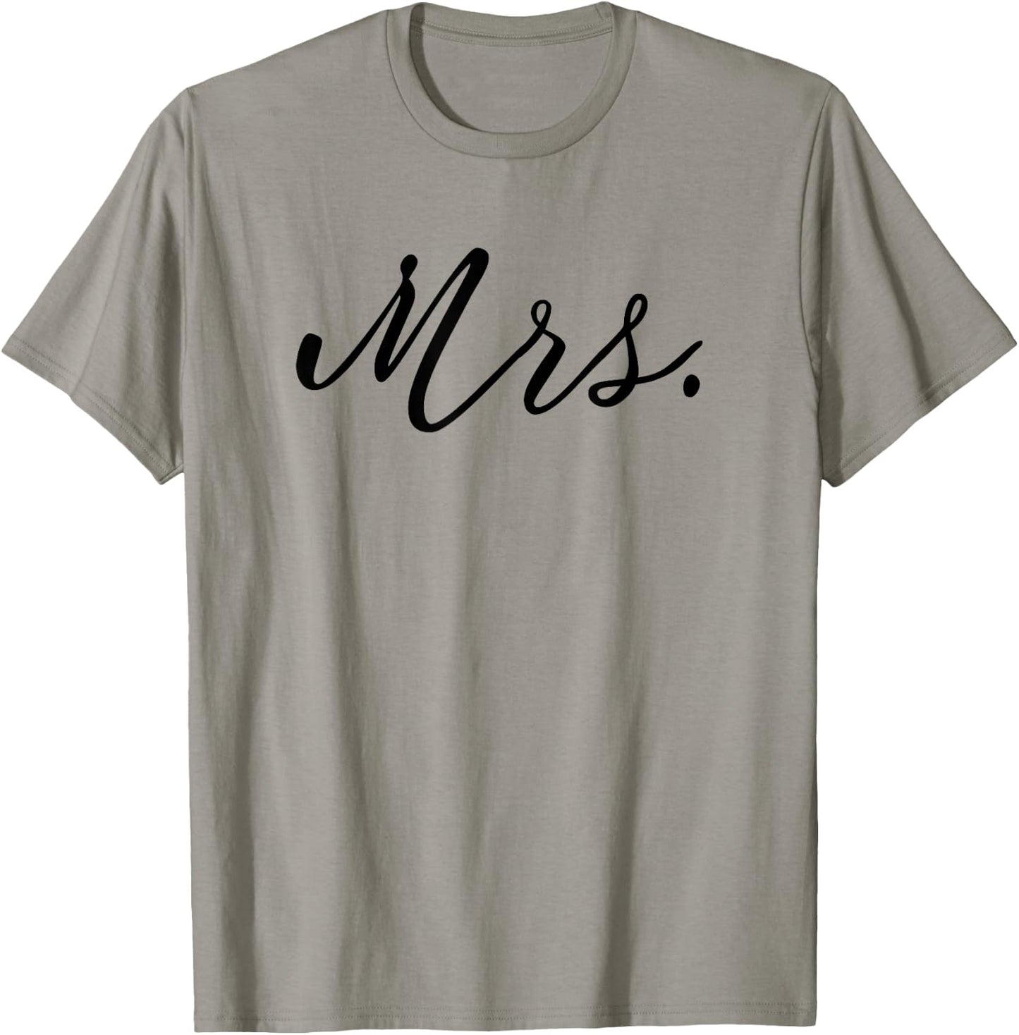 Matching Mr. and Mrs. Wedding Honeymoon Just Married Couple T-Shirt - T-Shirt | Sand