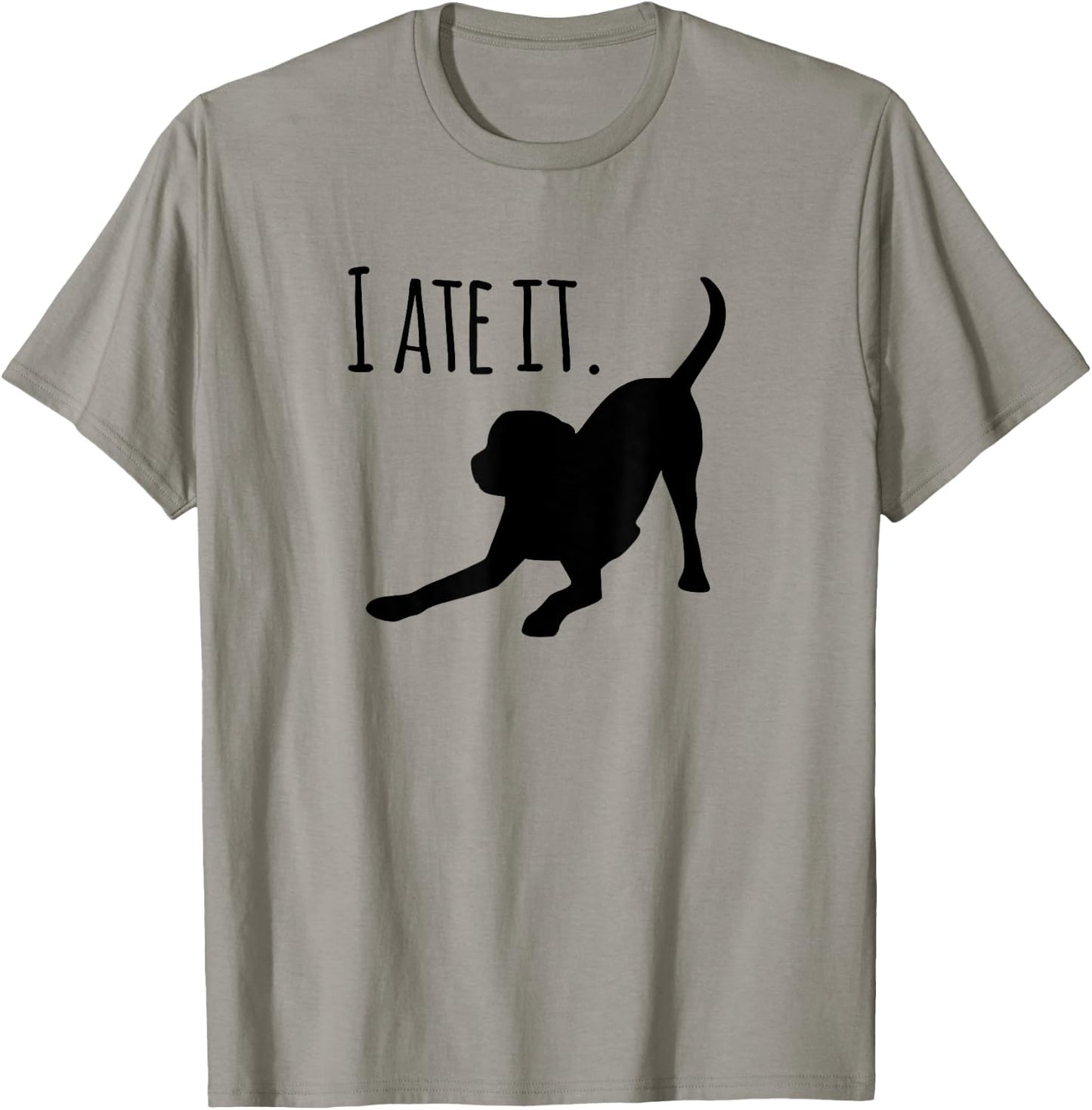 Dog lovers gifts "I ate it" Labrador funny dog T-Shirt - T-Shirt | Sand