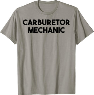 Carburetor Mechanic T-Shirt - T-Shirt | Sand
