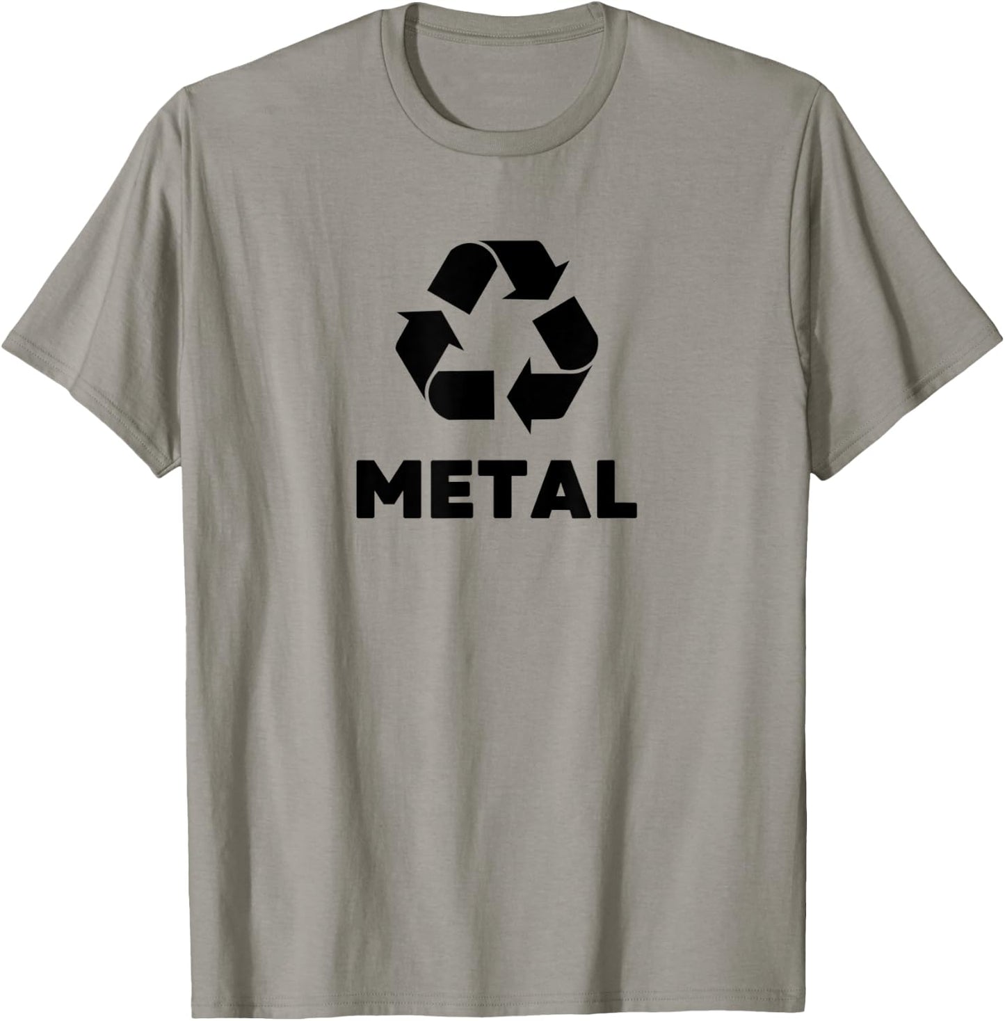 Recycling garbage Trash can Halloween Group Costumes Metal T-Shirt - T-Shirt | Sand