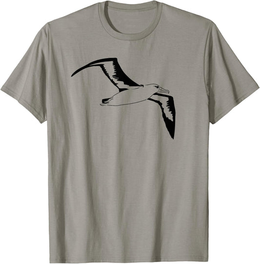 Flying Albatross Bird Seabird Gift Adult Men Women Kids T-Shirt - T-Shirt | Sand