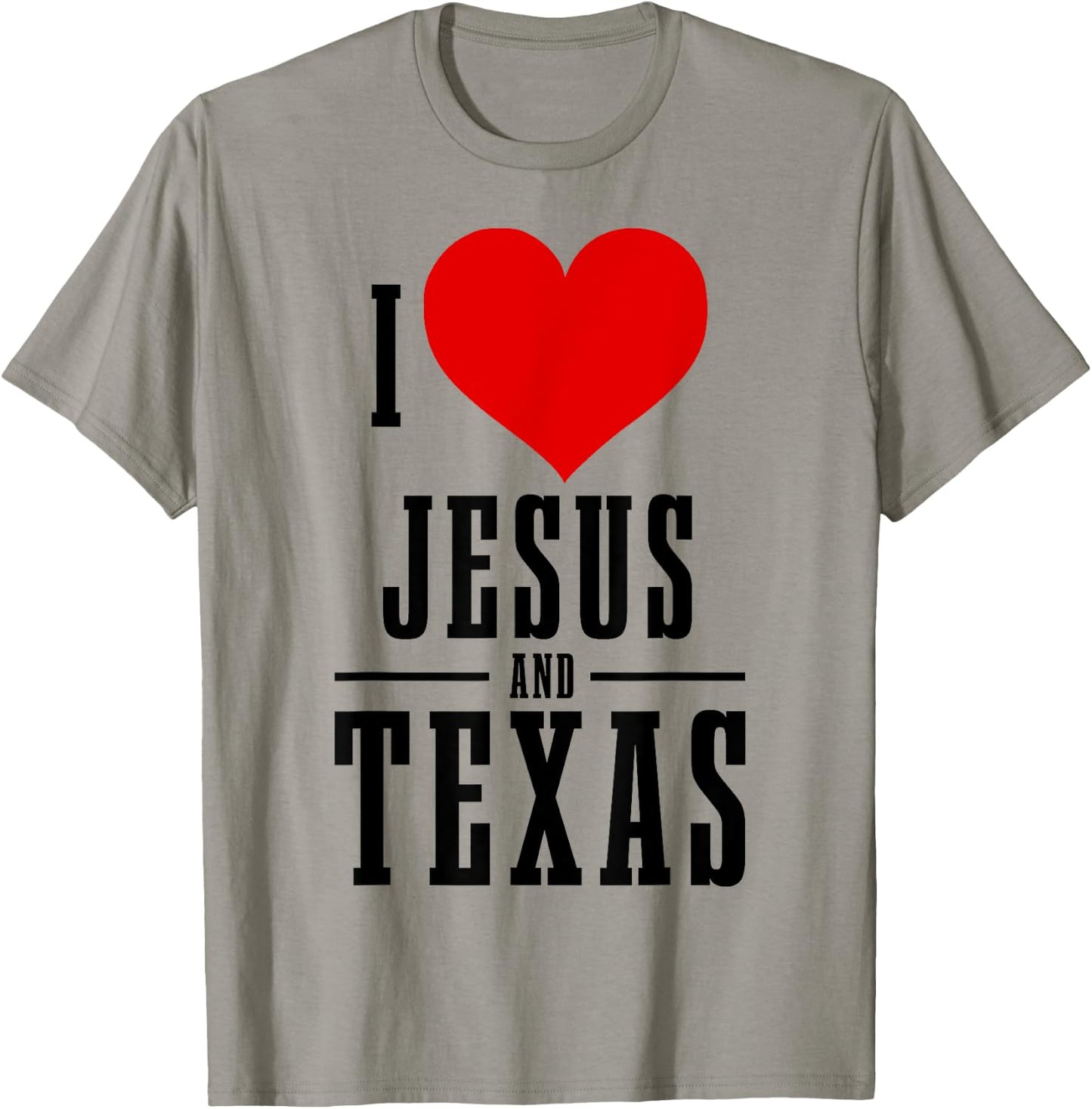 Texas Pride I Love Jesus And Texas TX Patriotic Christian T-Shirt - T-Shirt | Sand